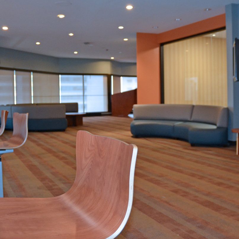 Lounge area with couches and chairs